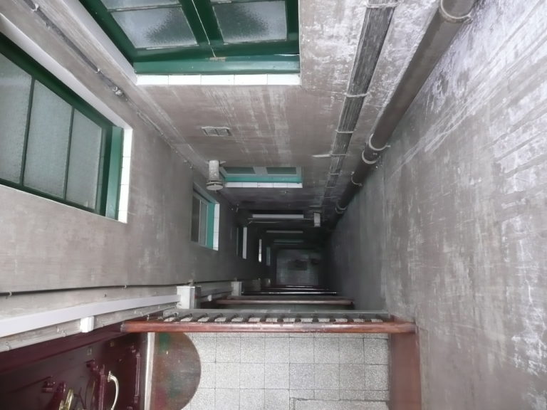 Pati annex escala per ascensor